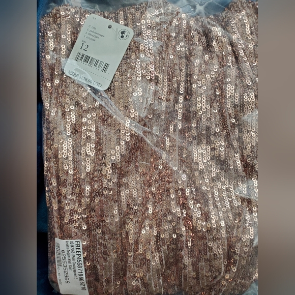 NWT Free People Ariana Sequin Maxi Skirt - Size 12. - Picture 6 of 6